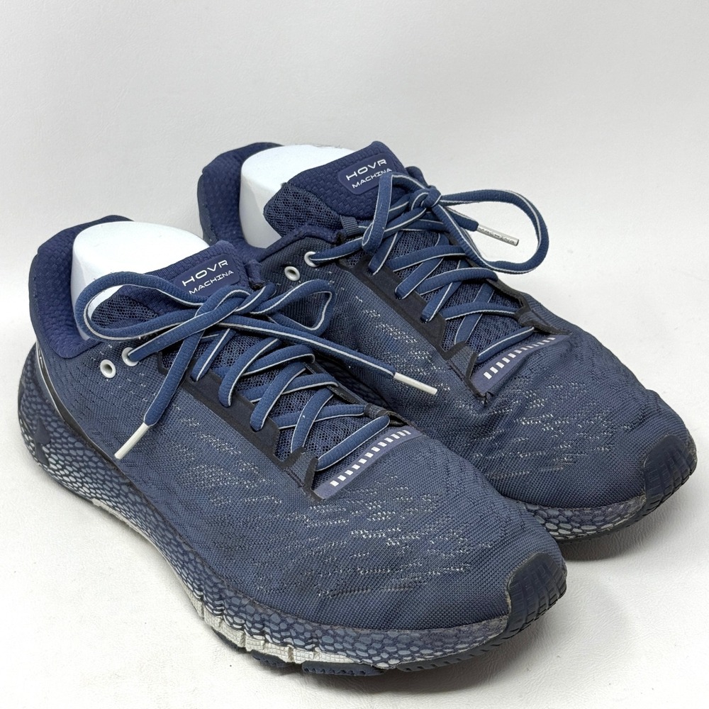 Under Armour HOVR Machina Mens Running Shoes Navy Blue 3021939-402 Sz 10